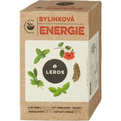 Leros Bylinný čaj bylinková energie 20 x 2 g – Zbozi.Blesk.cz