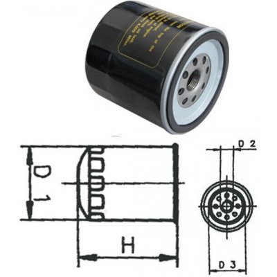 EVINRUDE-JOHNSON 10-15 HP Olejový filter – Hledejceny.cz