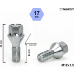 Kolový šroub M12x1,5x24 kužel, klíč 17, C17A24/B27, DACIA, NISSAN, RENAULT výška 49 – Zbozi.Blesk.cz