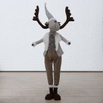 BOLTZE Vánoční figura sob Sniffy 1ks 80x30x180cm Muž – Hledejceny.cz