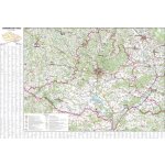 Jihomoravský kraj - nástěnná mapa 113 x 83 cm, lamino + lišty – Zboží Dáma