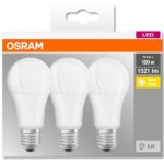 Osram LED žárovka , 13W, E27, teplá bílá 3 ks – Zboží Mobilmania