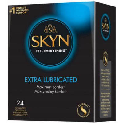 Skyn Extra Lubricated bezlatexové extra lubrikované 24 ks – Zbozi.Blesk.cz