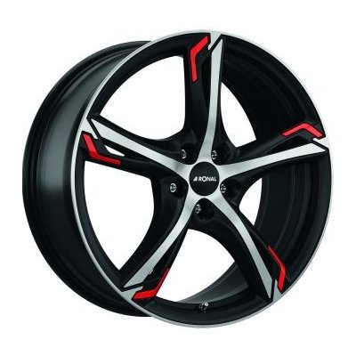 Ronal R62 7,5x17 5x110 ET33 black red