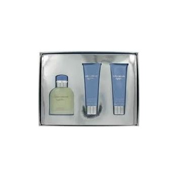 Dolce & Gabbana Light Blue Pour Homme EDT 125 ml + balzám po holení 75 ml + sprchový gel 50 ml dárková sada