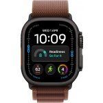 Apple Watch Ultra 4 49mm černý titan s burgundsky červeným alpským tahem L MJC24QC/A – Zboží Živě