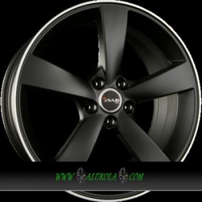 Avus Racing AF10 10x21 5x112 ET50 matt black polished | Zboží Auto