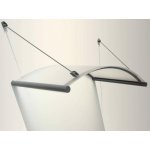 Gutta Rondo Glass 148 x 90 cm šedá / čirá 4000120 – Zboží Mobilmania