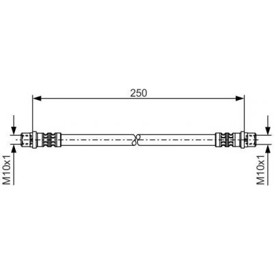 Brzdová hadice BOSCH 1 987 476 309
