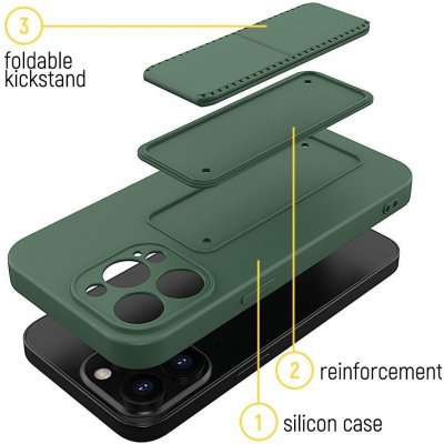 Pouzdro Wozinsky Kickstand Samsung Galaxy S21 Ultra 5G šedé – Hledejceny.cz