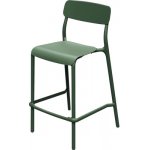 Zahradní barová židle Ferne plastová zelená 98,5 x 54,5 x 37 cm FRIK5510-2411U – Hledejceny.cz