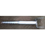 Zemní vrut se stavitelnou patkou typ U 80–170 mm, délka 1085 mm, žárově zinkovaný – Hledejceny.cz