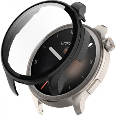 VSECHNONAMOBIL PC FULL COVER Plastový kryt se sklem pro Amazfit Balance černý 83348 – Zboží Živě