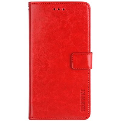 Pouzdro VSECHNONAMOBIL 37587 IDEWEI Peněženkový kryt Cubot X50 červený – Zboží Mobilmania