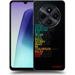 Picasee silikonový černý obal pro Xiaomi Redmi 14C - Motto života – Zboží Živě