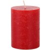Svíčka Provence RUSTIC červená 7,5 x 10 cm