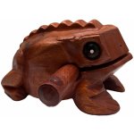 Luckstone Guiro dřevěná žába hudební nástroj 17x10x10 cm – Hledejceny.cz