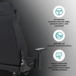 Sracer EVO LT černé látkové – Zboží Mobilmania