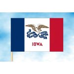 LIBEA, s.r.o. Iowa vlajka Rozměr: 30×45 cm, Uchycení: Návlek na žerď – Hledejceny.cz