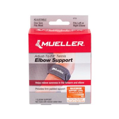 Mueller Adjust-To-fit Tennis Elbow Support loketní pásek – Zboží Mobilmania