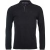 Pánské Tričko Barbour Essential Long-Sleeve Polo Shirt Black