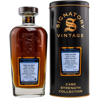 Signatory Caol Ila 2010 12y Sherry Cask Finish 57% 0,7 l (tuba) – Zbozi.Blesk.cz