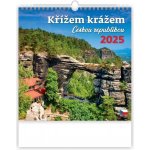 Nástěnný Křížem krážem Českou republikou 2025 – Hledejceny.cz