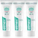 Elmex Sensitive Clinical Expert pro citlivé zuby 3 x 75 ml – Hledejceny.cz