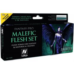 Vallejo Pro Nocturna Set 74102 Malefic Flesh Set 8