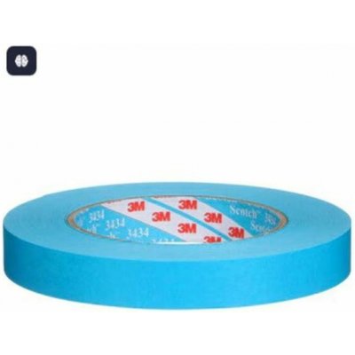 3M 3434 Maskovací krepová páska 18 mm x 50 m modrá – Hledejceny.cz
