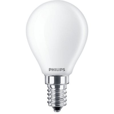PHILIPS LED žárovka Koule E14 P45 3.4W = 40W 470lm 2700 Teplá bílá Filament Stmívatelná PHSWGD0505 – Zboží Mobilmania