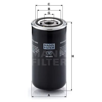 MANN FILTER Filtr hydrauliky WD 950/3 – Hledejceny.cz