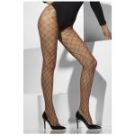 Síťované punčocháče velká oka diamantový vzor Černé – Sleviste.cz