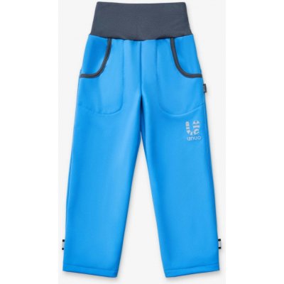 Unuo dětské softshellové kalhoty s fleecem Basic modrá – Hledejceny.cz