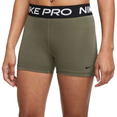 Nike dámské funkční šortky Pro zelené – Zboží Mobilmania
