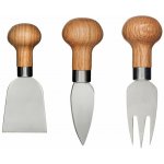 SAGAFORM Sada nožů na sýr Oval Oak Cheese Set 3 ks 5017198 – Hledejceny.cz