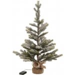 J-line Umělý vánoční strom Snowy 81 cm s LED osvětlením – Hledejceny.cz