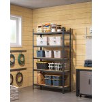 SONGMICS Policový regál Collin 120x200 cm černý – Zboží Mobilmania