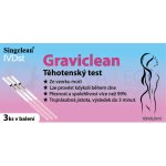 Singclean Graviclean těhotenský test proužky 3 ks – Sleviste.cz