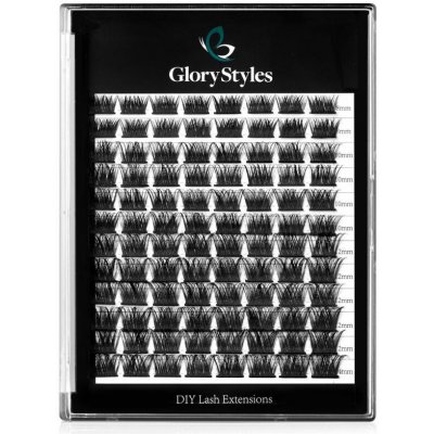 GloryStyles Segmentové řasy DY003 multipack krátké (8 - 14 mm) – Hledejceny.cz
