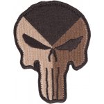 Nášivka: PUNISHER [ssz] béžová | hnědá – Zboží Dáma