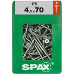 Spax Wirox Univerzální vrut T-Star plus, ø 4,5 × 70 mm, TX20, zápustná hlava, 175 ks 4191010450706 – Hledejceny.cz