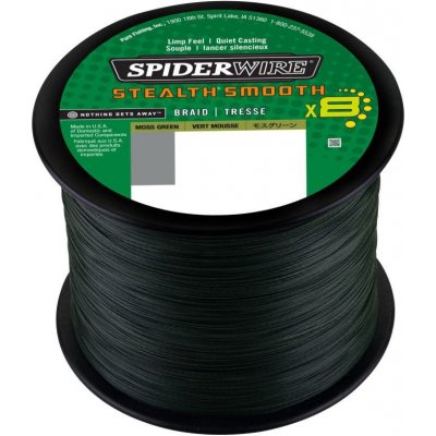 Spiderwire šňůra Stealth Smooth x8 Green 1m 0,19mm 13,6kg