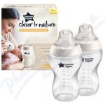 Tommee Tippee kojenecká lahev Anti Colic 2ks transparentní 340 ml – Zboží Dáma