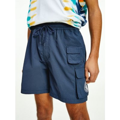 Tommy Hilfiger pánské šortky Jeans shorts Navy modrá – Zboží Mobilmania