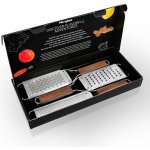 Microplane Sada 3 struhadel Master s dřevěnou rukojetí (jemné, hrubé a struhadlo na širší proužky) 36159 – Zbozi.Blesk.cz