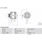 BOSCH generátor 0986083540