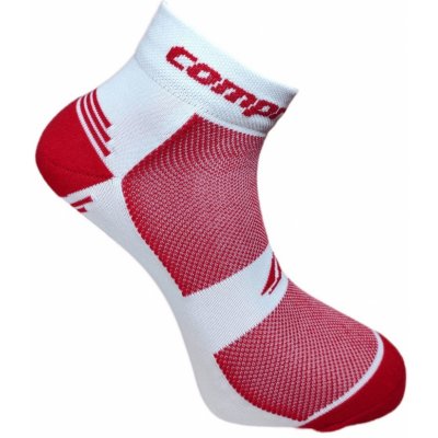Compressox CSX-BIKE FUN NEW funkční ponožky bílá / červená