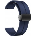 ESES Silikonový řemínek s magnetickou přezkou 22 mm - Tmavě modrý 1530004035 – Zboží Živě