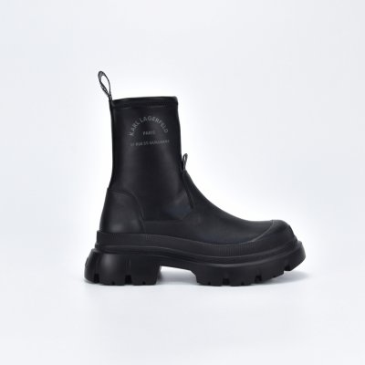 Karl Lagerfeld dámská vysoká obuv Trekka max midi stretch boot kl43580-000 černá